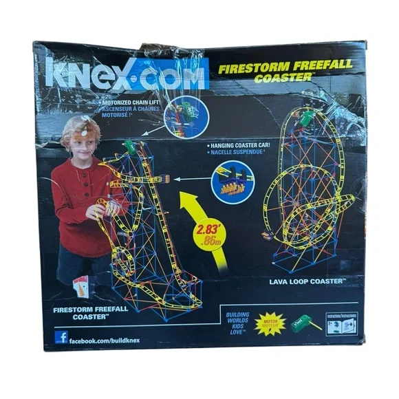 K’Nex Firestorm Freefall Coaster Building Set New - Picture 6 of 11